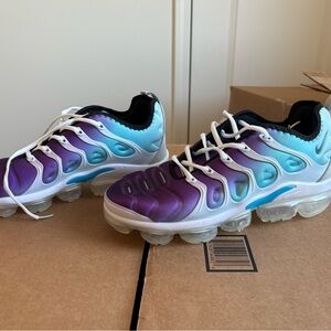 Gradient Purple to Teal Athletic Sneakers